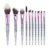 10 Pcs Makeup Brushes, Professional Soft Dense Synthesis Fiber Synthesis Cruelty Free Makeup Tools Set view 1