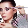 10 Pcs Makeup Brushes, Professional Soft Dense Synthesis Fiber Synthesis Cruelty Free Makeup Tools Set view 2