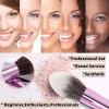 10 Pcs Makeup Brushes, Professional Soft Dense Synthesis Fiber Synthesis Cruelty Free Makeup Tools Set view 3