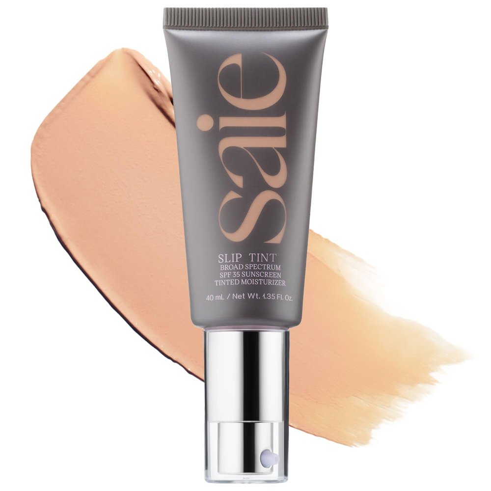 Saie Slip Tint Tinted Sunscreen for Face, SPF 35, Two (1.35 oz)