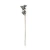 1 Piece Vintage Hair Sticks Hairpin, S925 Sterling Silver Chinese Hair Chopsticks, Mountain Sea Series Neutral Hair Sticks, Goth Hair Bun Eternal Promise Jewelry for Bride Girl Women, Distressed Mo view 1