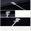 1 Piece Vintage Hair Sticks 12 Months Hairpin, S925 Sterling Silver Hair Chopsticks, Ornate Gilded Embellishment Flower Hair Sticks, Chinese Hair Bun Eternal Jewelry for Bride Women Girl, May Pomegr view 3