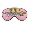 Custom Sleep Mask Add Funny Design, Personlized Photo Sleeping Mask Customizable Gifts, Custom Text Eye Mask Adjustable and Soft LightPink Style20 view 1