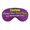 Custom Sleep Mask Add Funny Design, Personlized Photo Sleeping Mask Customizable Gifts, Custom Text Eye Mask Adjustable and Soft Purple Style28 view 1