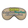 Custom Travel Sleep Mask Design Your Own Customized Eye Mask with Photo Text Logo Blackout Eye Polyester for Lunch Break, Hotel, Aircraft Tan Style34 view 1
