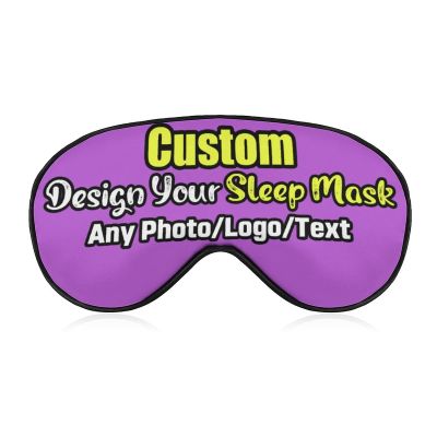Custom Sleep Mask Add Funny Design, Personlized Photo Sleeping Mask Customizable Gifts, Custom Text Eye Mask Adjustable and Soft MediumOrchid Style24