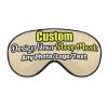 Custom Travel Sleep Mask Design Your Own Customized Eye Mask with Photo Text Logo Blackout Eye Polyester for Lunch Break, Hotel, Aircraft Wheat Style38 view 1