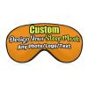 Custom Eye Mask Add Your Design - Cusomizable Sleep Mask Photo Text Logo Sleeping Mask Personalized Gift, Sleep Cover for Couples Lovers Family DarkOrange Style11 view 1
