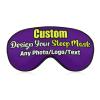 Custom Sleep Mask Add Funny Design, Personlized Photo Sleeping Mask Customizable Gifts, Custom Text Eye Mask Adjustable and Soft Gray Style16 view 1