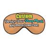 Custom Eye Mask Add Your Design - Cusomizable Sleep Mask Photo Text Logo Sleeping Mask Personalized Gift, Sleep Cover for Couples Lovers Family SandyBrown Style31 view 1