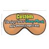 Custom Eye Mask Add Your Design - Cusomizable Sleep Mask Photo Text Logo Sleeping Mask Personalized Gift, Sleep Cover for Couples Lovers Family SandyBrown Style31 view 3