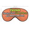 Custom Travel Sleep Mask Design Your Own Customized Eye Mask with Photo Text Logo Blackout Eye Polyester for Lunch Break, Hotel, Aircraft Coral Style06 view 3