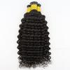 Deep Curly I Tip Human Hair Extension Brazilian Remy Hair Microlink Pre Bonded Keratin Curly Stick I Tip Hair Micro Beads Black Brown Color 100g 100Strands (14inch 100strands, #1(Jet Black)) view 2
