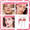 MEICOLY Makeup Sticks Set, Contour Stick,Blush Stick, Highlighter Stick,Facial Repair Bronzer 3D Wonder Shading Stick, Multi Stick Trio Cream Face Blush for Cheeks Lip Eye view 4