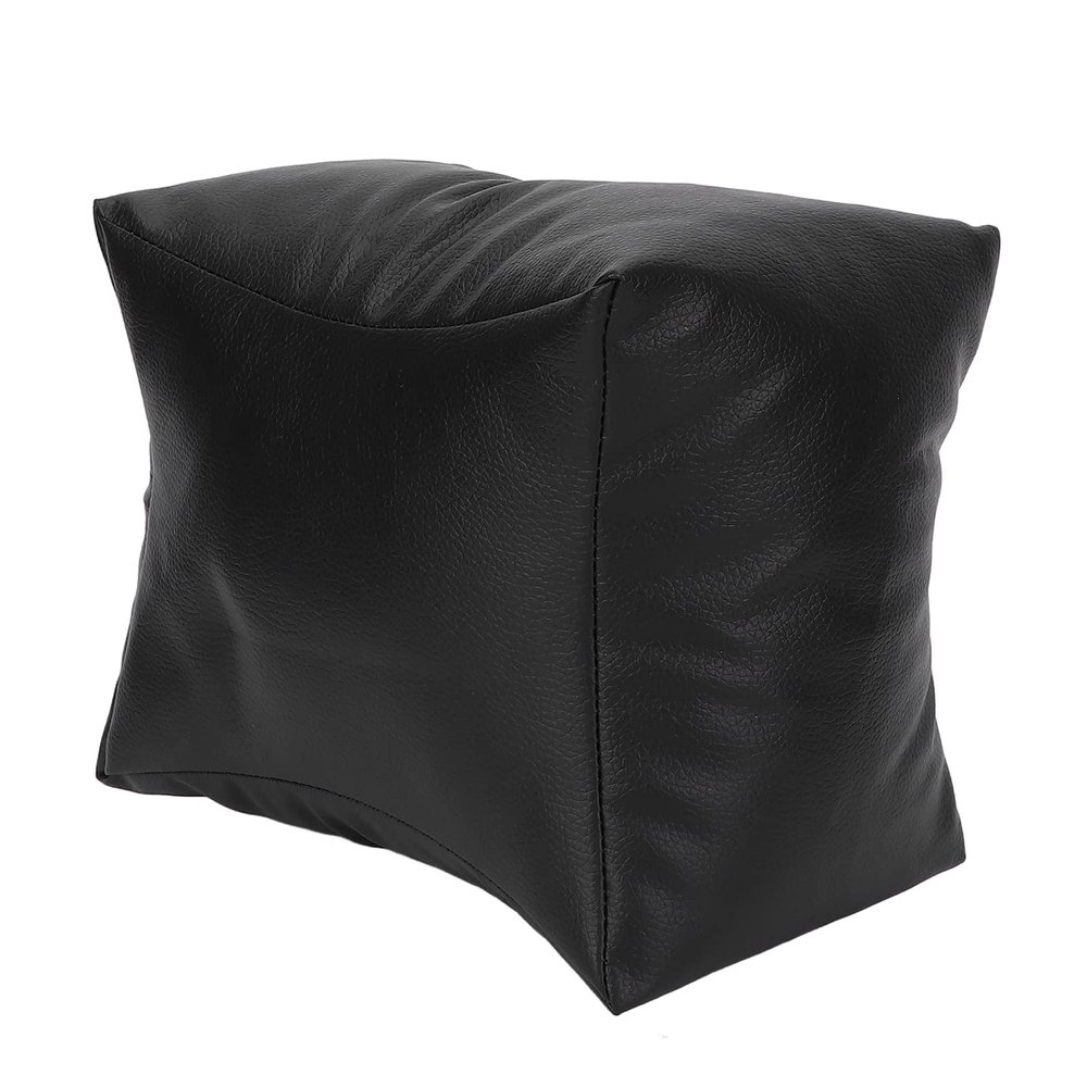 Nail Art Hand Pillow, Nail Arm Rest Pillow, 3 Height Detachable Arm Rest Cushion Soft PU Leather Relieve Hand Fatigue Nail Art Hand Rest Pad for Pedicure Nail Salon(Black)
