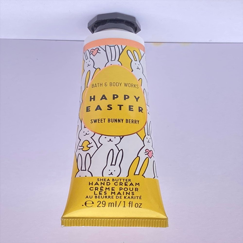 Bath & Body Works Shea Butter Hand Cream Easter Sweet Bunny Berry 1oz
