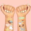 xo, Fetti Cat Temporary Tattoos for Kids - 42 Glitter Styles | Animal Birthday Supplies, Pet Lover Party Favors, Meow Arts and Crafts view 3