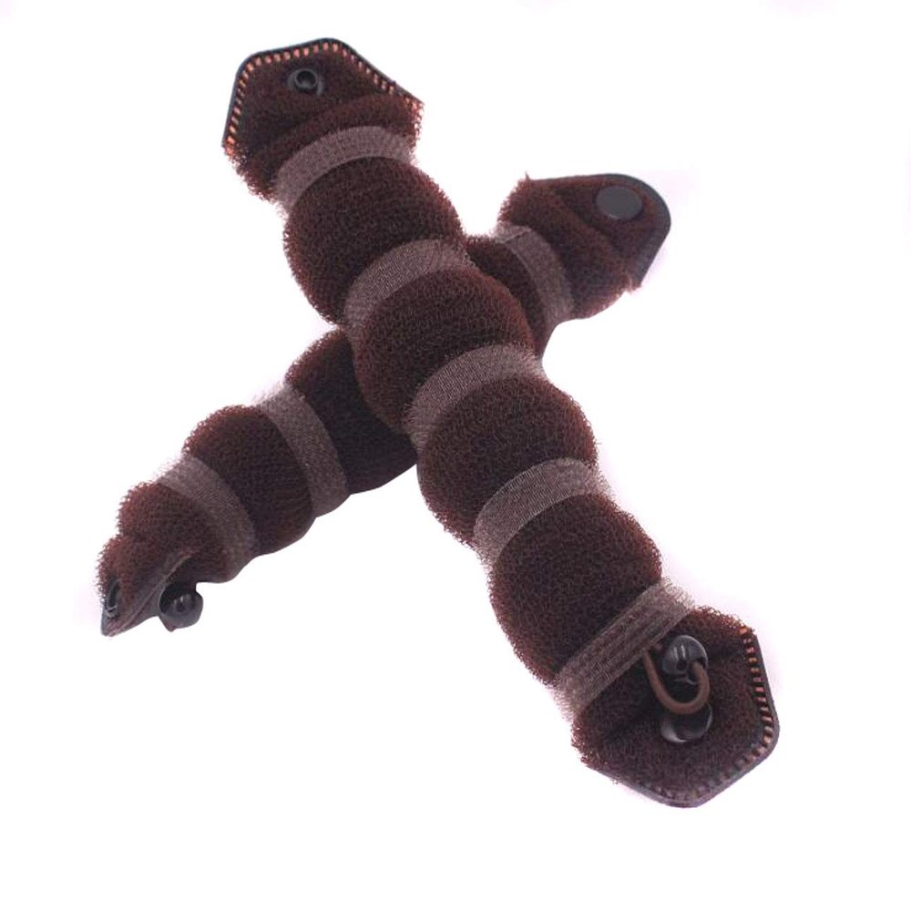 3 PCS Magic Hair Styler Donut Bun Maker, Twist Ring Shaper, Braiding Tool & Curler Accessory - 1 Large, 2 Small