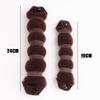 3 PCS Magic Hair Styler Donut Bun Maker, Twist Ring Shaper, Braiding Tool & Curler Accessory - 1 Large, 2 Small view 2