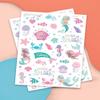 xo, Fetti Under The Sea Mermaid Temporary Tattoos - 56 Iridescent Foil Styles | Kids Birthday Party Supplies, Sea Creatures Favors, Ocean Animal, Underwater Arts and Crafts, Boys + Girls Activity view 2