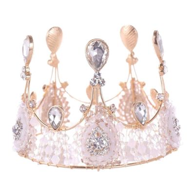HHWKSJ Gold Tiara Wedding Tiaras and Crowns for Women,Rhinestone Queen Tiara for Women Princess Crown Birthday Tiara Headbands for Wedding Prom Bridal Party Halloween Costume