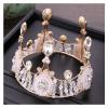 HHWKSJ Gold Tiara Wedding Tiaras and Crowns for Women,Rhinestone Queen Tiara for Women Princess Crown Birthday Tiara Headbands for Wedding Prom Bridal Party Halloween Costume view 3