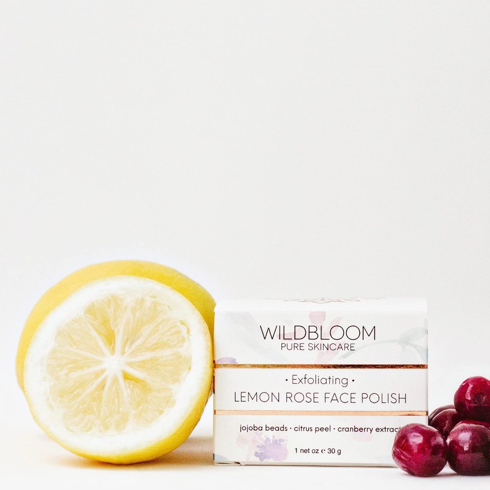 Wildbloom Skincare- Lemon Rose Face Polish