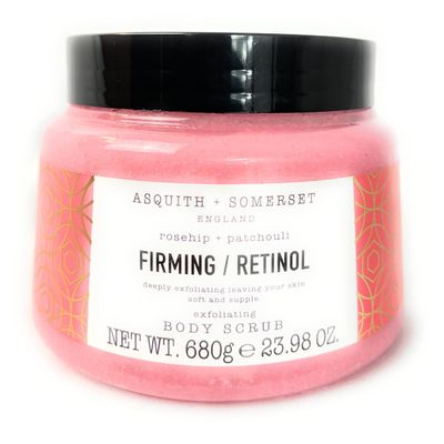 Asquith & Somerset FIRMING/RETINOL Rosehip + Patchouli Exfoliating Body Scrub 23.98 OZ