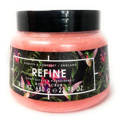 Asquith & Somerset REFINE Honeysuckle & Passionfruit Body Scrub 23.98 OZ