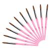 Rolabling 10pcs 8# Kolinsky Sable Brush Acrylic Nail Art Brush Nail Art Painting Brush (10Pcs size 8#) view 1