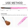 Rolabling 10pcs 8# Kolinsky Sable Brush Acrylic Nail Art Brush Nail Art Painting Brush (10Pcs size 8#) view 3