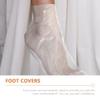 100pcs Foot Mask One-time Feet Cover Trying-on Shoe Foot Covers Moisturizing Shoe s Multi-Purpose Soaking s Transparent Trying-on view 4