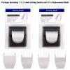 2 Pack Professional Peanut Clipper/Trimmer Snap On Replacement Blades #2068-300 - Compatible with Wahl Peanut Hair Clipper/Trimmer, White view 3