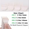 2 Pack Professional Peanut Clipper/Trimmer Snap On Replacement Blades #2068-300 - Compatible with Wahl Peanut Hair Clipper/Trimmer, White view 4