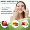 Botanic Rain Organic Face Scrub With Pomegranate & Strawberry, Ayurveda Natural Tan Remover Scrub For Every Skin Type view 4