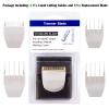 Audoc 2 Pack Gold Professional Peanut Clipper/Trimmer Snap On Replacement Blades #2068-300 Fits Compatible with Professional Peanut Hair Clipper view 3