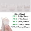 Audoc 2 Pack Gold Professional Peanut Clipper/Trimmer Snap On Replacement Blades #2068-300 Fits Compatible with Professional Peanut Hair Clipper view 4