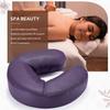 Noverlife Massage Universal Headrest Facial Cushion, Memory Foam Crescent Massage Face Cradle Pillow, Portable Travel Neck Pad Massage Table & Chair Face Pad for Beauty Bed Therapy Spa Relaxation view 2
