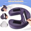 Noverlife Massage Universal Headrest Facial Cushion, Memory Foam Crescent Massage Face Cradle Pillow, Portable Travel Neck Pad Massage Table & Chair Face Pad for Beauty Bed Therapy Spa Relaxation view 3