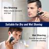 PRITECH Electric Razor for Men, Waterproof Foil Electric Shavers with Beard Trimmer, Cordless Rechargeable Razor for Shaving Face, LED Display Wet Dry Use view 3