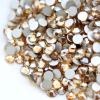 Dowarm 1440 Pieces SS16 Flatback Crystals, 4MM Flatback Crystal Rhinestones for Craft Nails Dance Costumes, Flat Back Nail Crystals, Non Hotfix Rhinestones (SS16 / 4MM, Champagne/Golden Shadow) view 2