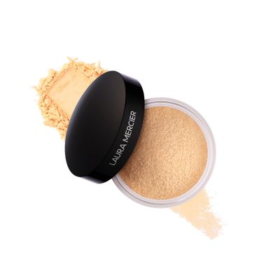 Laura Mercier Translucent Loose Setting Powder, 24HR Shine Control, Infused with Vitamins C + E, Soft Matte Finish, Normal to Oily Skin, 4 Shades for Virtually All Skin Tones, Holiday Gift Set