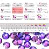 Dowarm 1440 SS10 Flatback Rhinestones, 2.8MM Non Hotfix Rhinestones for Crafts, Dance Costumes (Purple Velvet) view 4