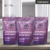 Bath Sea Salt Lavender - set 3x35.0 Oz (zipper) with Natural Lavender Essential Oil - Lavender Bath Salts - Best for Good Sleep - Stress Relief - Beauty - Relaxing - Bathing - Body Care - Spa view 2