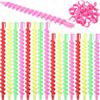 Spiral Hair Perm Rods 60pcs Heatless Spiral Perm Rods with 5 Satin Scrunchies Comes in Bright Colors Spiral Perm Rods for All Hair Length view 1