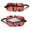 TropicalLife NIXUX Cosmetic Bag for Women Deer In The Moonlight Make up Bag Travel Waterproof Toiletry Bag Zipper Portable Small Pencil Brushes Bag with Handle Strap view 3