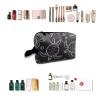 TropicalLife NIXUX Cosmetic Bag for Women Floating Turtle Pattern Make up Bag Travel Waterproof Toiletry Bag Zipper Portable Small Pencil Brushes Bag with Handle Strap view 4