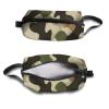 TropicalLife NIXUX Cosmetic Bag for Women Fashion Camouflage Pattern Make up Bag Travel Waterproof Toiletry Bag Zipper Portable Small Pencil Brushes Bag with Handle Strap view 3