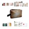 TropicalLife NIXUX Cosmetic Bag for Women Vast Outer Space Patterns Make up Bag Travel Waterproof Toiletry Bag Zipper Portable Small Pencil Brushes Bag with Handle Strap view 4