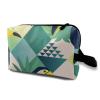 TropicalLife NIXUX Cosmetic Bag for Women Jungle Big-Mouthed Bird Make up Bag Travel Waterproof Toiletry Bag Zipper Portable Small Pencil Brushes Bag with Handle Strap view 1